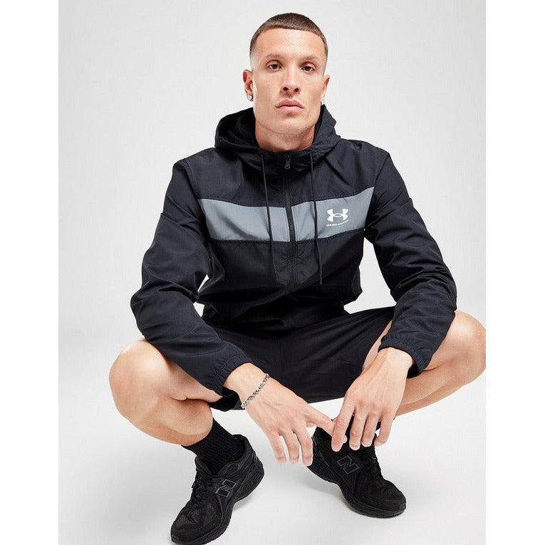 Under Armour Men's Rival Woven Jacket: Lightweight, Water-Repellent, Full-Zip Performance